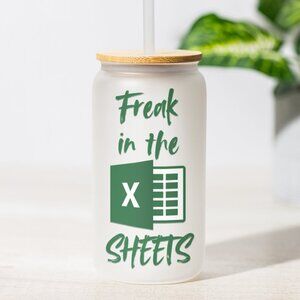 Freak In The Sheets Tumbler, Funny Excel Gift, Spreadsheet Lover Cup, Accountant